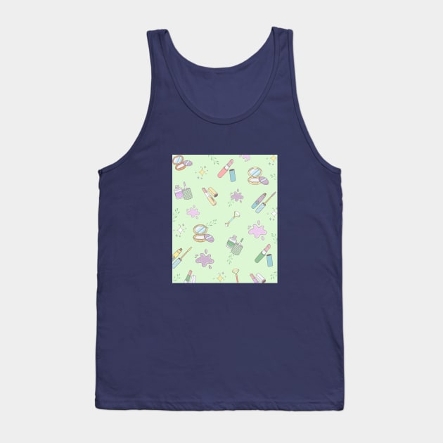 Doodle make up Tank Top by andraseo